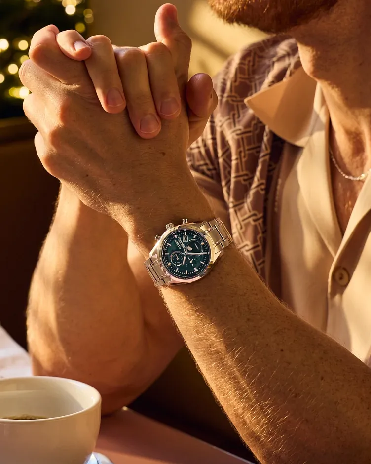 Tsuki-yomi A-T Green Dial Super Titanium Bracelet BY1010-57X | CITIZEN Tsuki-yomi A-T Green Dial Super Titanium Bracelet BY1010-57X | CITIZEN